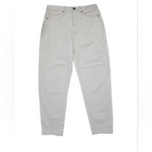 a.n.a Women's Straight Leg Cream Jeans